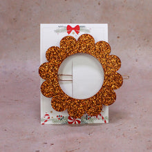 Charger l&#39;image dans la galerie, Barrette Paillettes Christmas Or cuivre