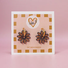 Charger l'image dans la galerie, Les créoles martelées 20 mm pour pampilles marguerites