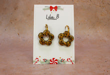 Charger l&#39;image dans la galerie, Pampilles fleurs Christmas bronze