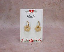 Charger l&#39;image dans la galerie, Pampilles fleurs mini paillettes creme