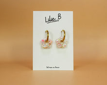 Charger l&#39;image dans la galerie, Pampilles fleurs mini Blanc &amp; paillettes multi