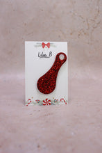 Charger l&#39;image dans la galerie, Jeton de caddie paillettes rouge