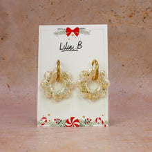 Charger l&#39;image dans la galerie, Pampilles Maxi fleurs Paillettes blanc &amp; Or