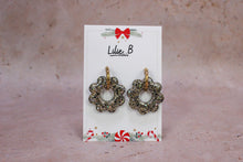 Charger l&#39;image dans la galerie, Pampilles Maxi fleurs Paillettes noir