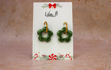 Charger l&#39;image dans la galerie, Pampilles fleurs Paillettes vert