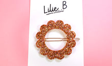 Charger l&#39;image dans la galerie, Barrette Rose &amp; nuances d’or
