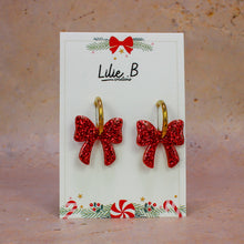Charger l&#39;image dans la galerie, Pampilles Noeud Christmas rouge