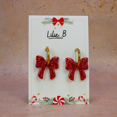 Pampilles Noeud Christmas rouge