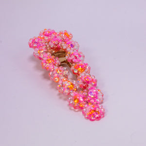 Poppie Clip Summer Rose & orange