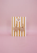 Charger l'image dans la galerie, Pampilles Coquillages beige &amp; or nacré