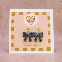 Charger l'image dans la galerie, Pampilles Noeud paillettes bleu jean