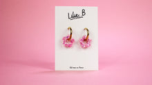 Charger l&#39;image dans la galerie, Pampilles mini Fleurs rose &amp; blanc
