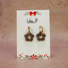 Charger l&#39;image dans la galerie, Pampilles fleurs mini Paillettes marron