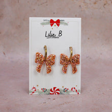 Charger l&#39;image dans la galerie, Pampilles Noeud Paillettes Or Rose