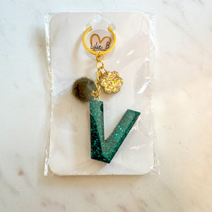 Porte clefs lettre V