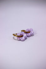 Charger l&#39;image dans la galerie, Pampilles mini Fleurs Violet clair &amp; paillettes