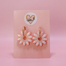 Charger l'image dans la galerie, Pampilles Marguerites blanc et rose nacre