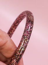 Charger l'image dans la galerie, Bracelet Élé taille L paillettes bordeaux &amp; or