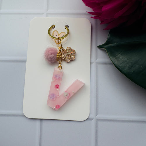 Porte clefs lettre V