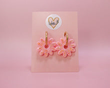 Charger l'image dans la galerie, Pampilles Marguerites rose &amp;  paillettes Summer