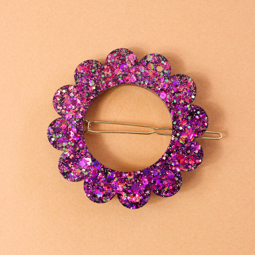 Barrette multi purple