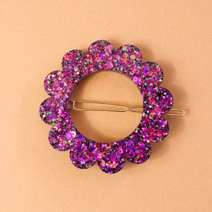 Barrette multi purple
