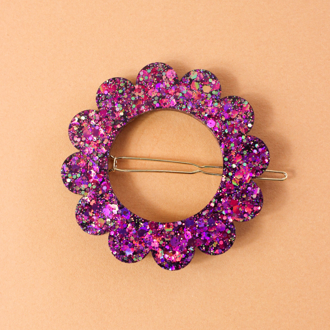 Barrette multi purple
