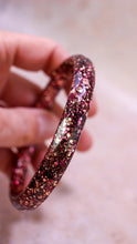Charger l'image dans la galerie, Bracelet Élé Paillettes bordeaux &amp; or