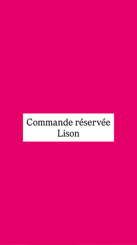 Commande réservée Lison
