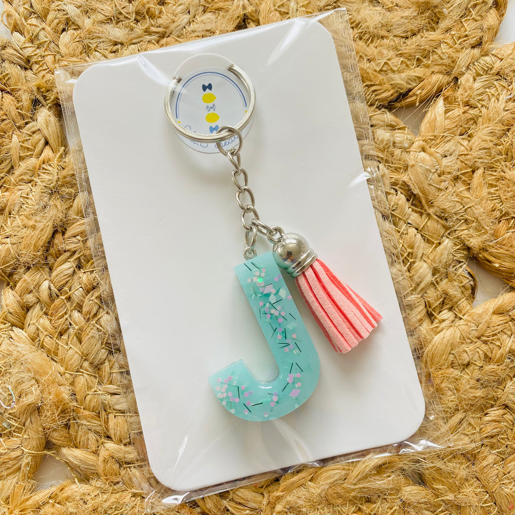 Porte clefs lettre J