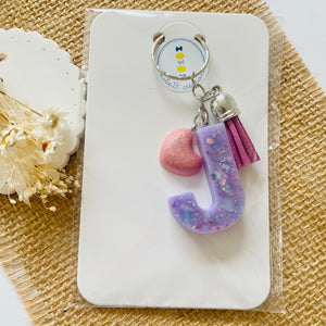 Porte clefs lettre J
