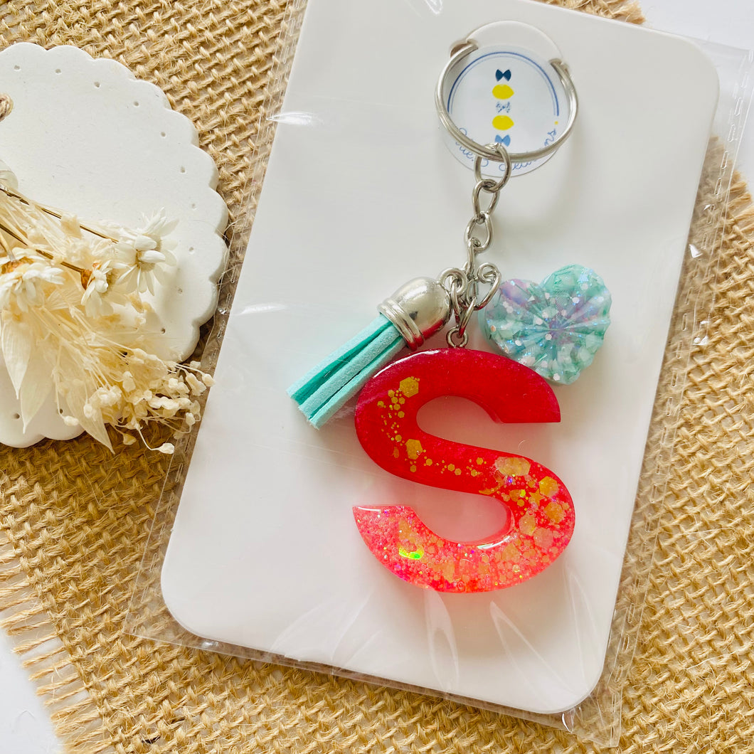 Porte clefs lettre S
