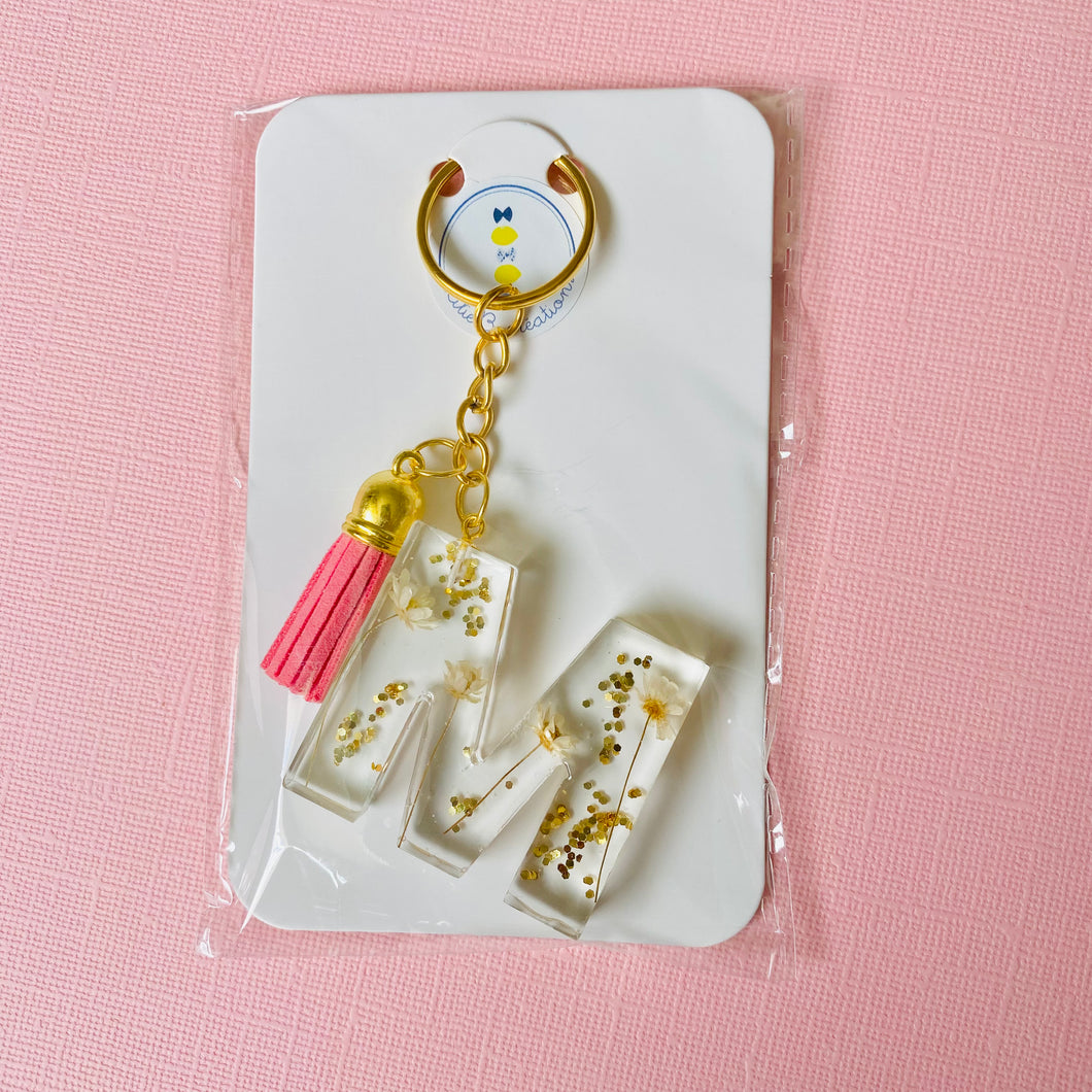 Porte clefs lettre M