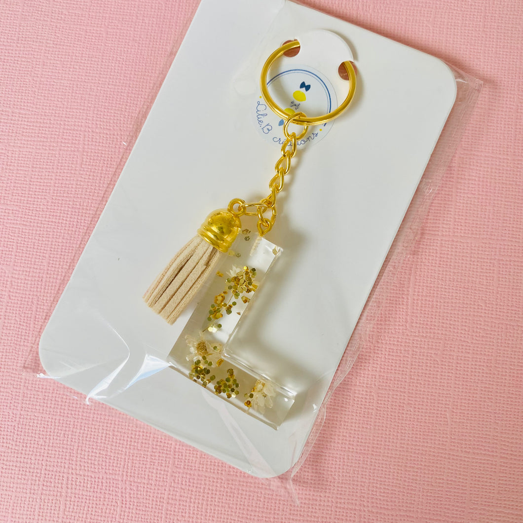 Porte clefs lettre L
