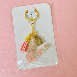 Porte clefs lettre V